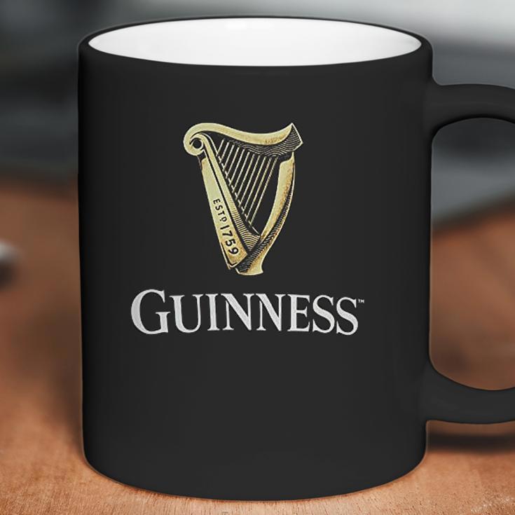 Guinness Black Classic With An Irish Gold Harp Design Coffee Mug