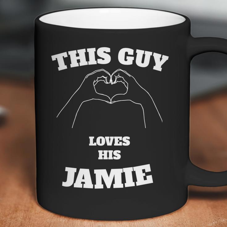 This Guy Loves His Jamie Valentine Day Gift Coffee Mug