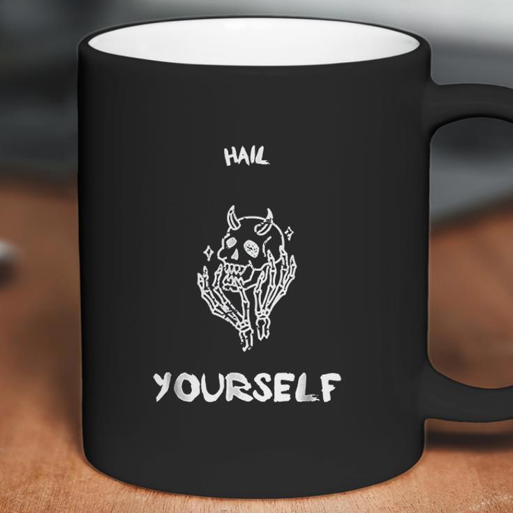 Hail Yourself Last Podcast On The Left Skull Coffee Mug