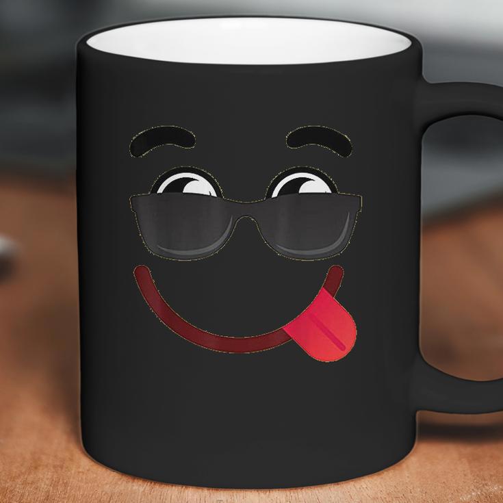 Halloween Emojis Costume Emoticon Smile Sunglasses Coffee Mug