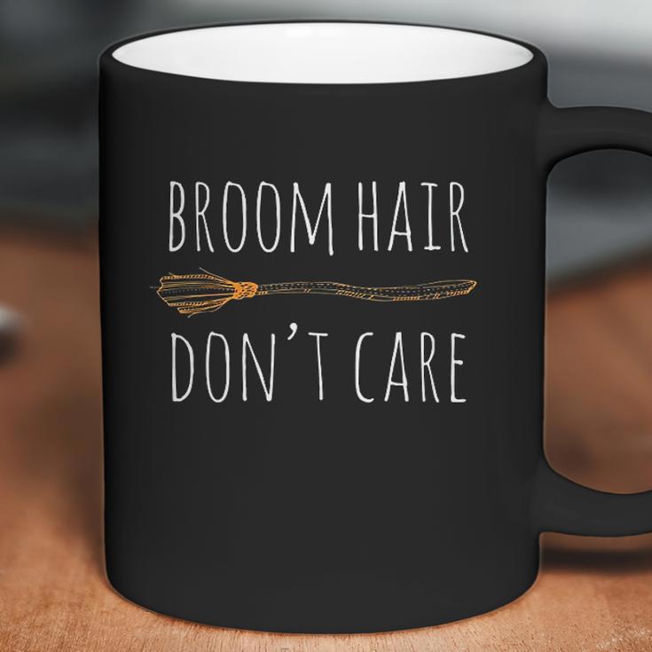 Halloween Gift Funny Broom Hair Dont Care Girls Kids Coffee Mug