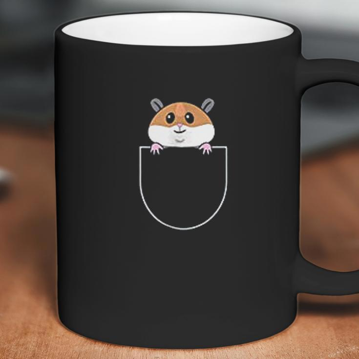 Hamster In Faux Pocket Coffee Mug