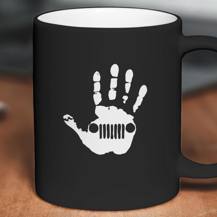 Hand Jeep Coffee Mug