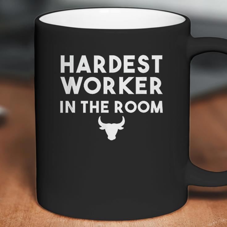 Hardest Worker In The Room Workout Motivation Coffee Mug