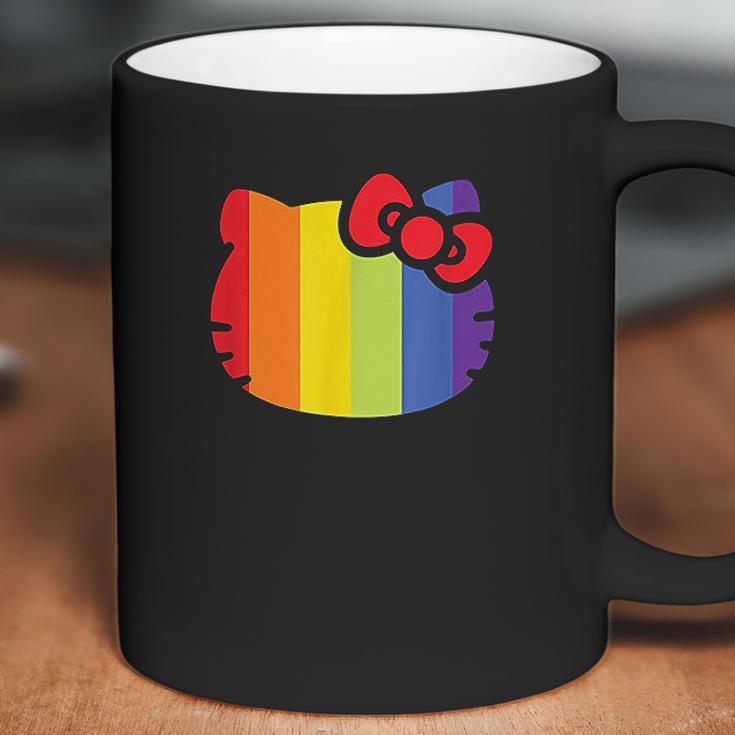 Hello Kitty Rainbow Stripe Coffee Mug