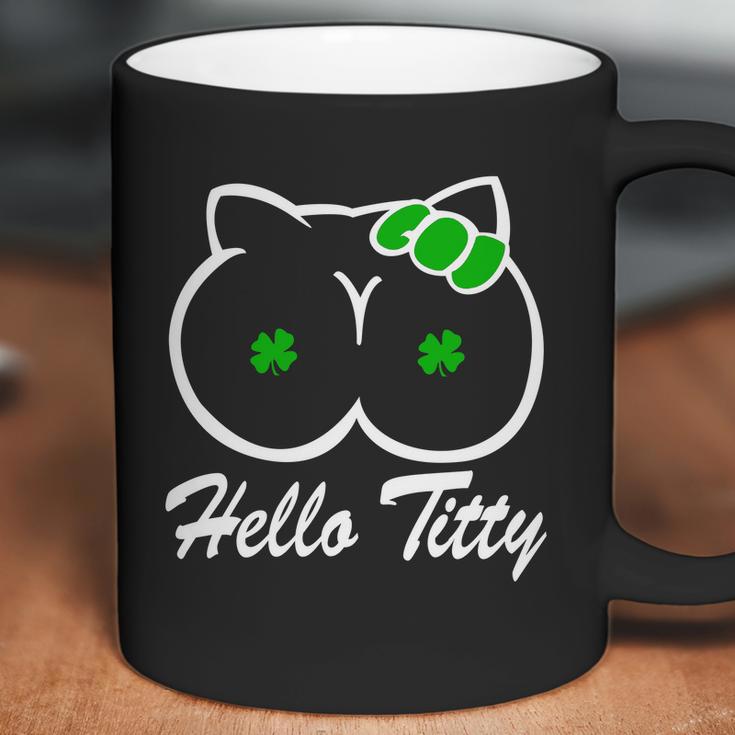 Hello Titty Irish Clover Coffee Mug