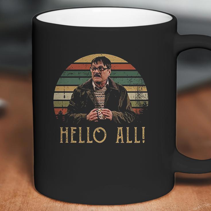 Hello All Vintage Jim Bell Friday Night Dinner Coffee Mug