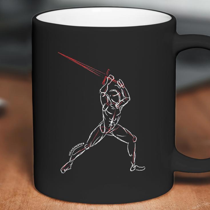 Hema Male Fencing Sketch Coffee Mug