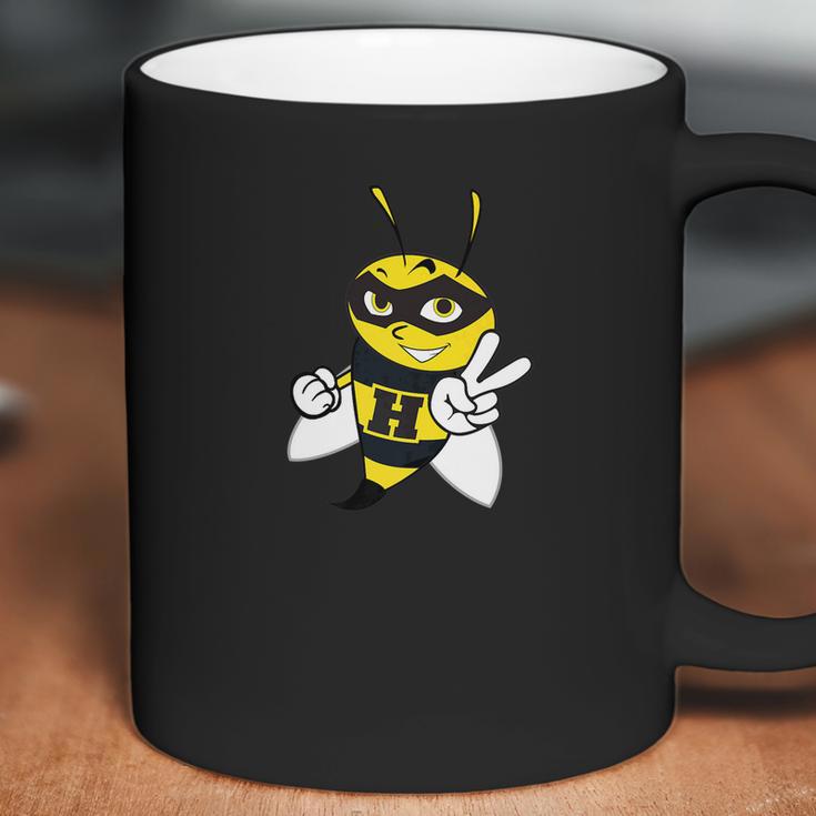 Hero Bee Fighting Logo Coffee Mug