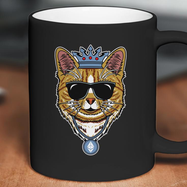 Hodl Ethereum Eth Cat King Crypto Currency Moon Coffee Mug