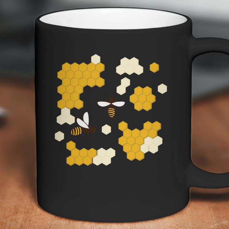 Honey Bee Honeycomb Coffee Mug