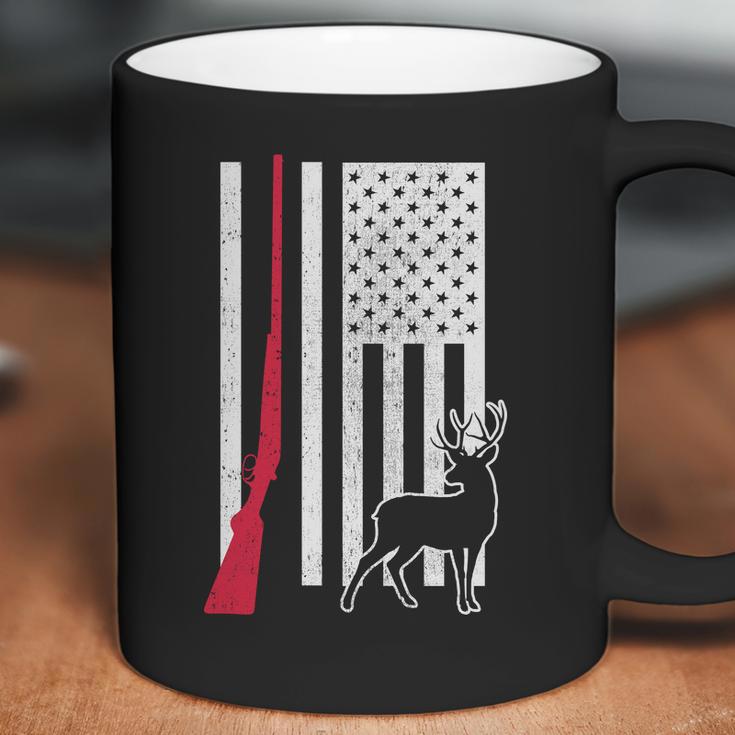 Hunting Deer Rifle Flag Coffee Mug