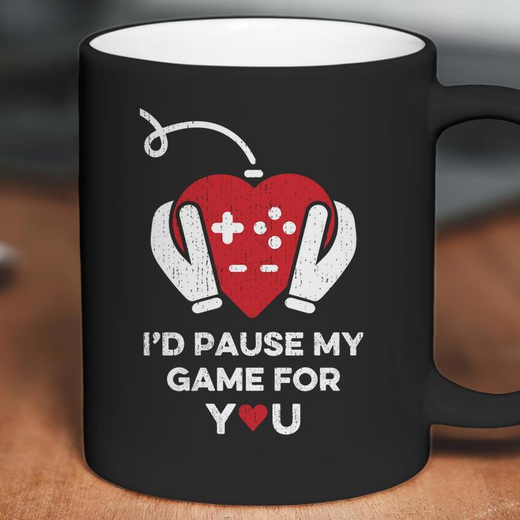 Id Pause My Game For You Valentines Day Controller Coffee Mug