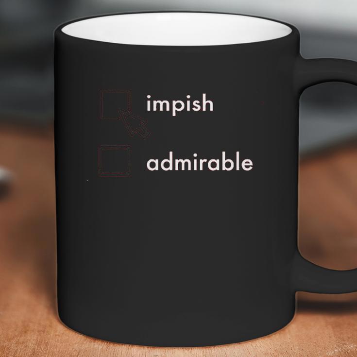 Impish Or Admirable Dwight Christmas Modern Fit Coffee Mug