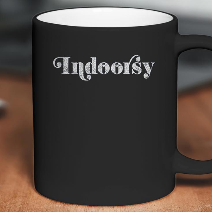 Indoorsy Funny Introvert Social Distancing Coffee Mug