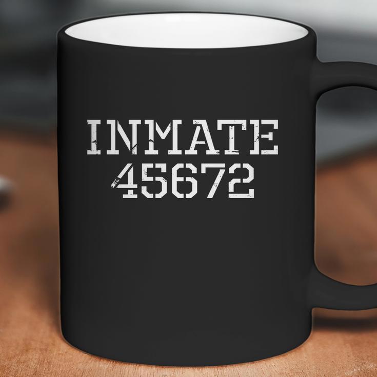 Inmate 45672 Jail Halloween Costume Coffee Mug