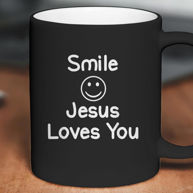 Inspirational Smile Jesus Loves You Coffee Mug