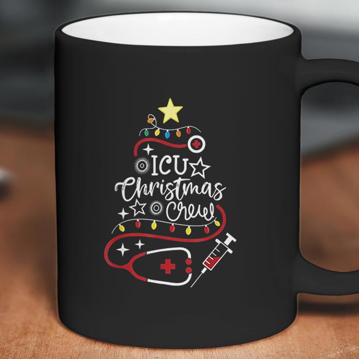 Intensive Care Unit Nurse Techs Secretary Icu Christmas Crew Coffee Mug