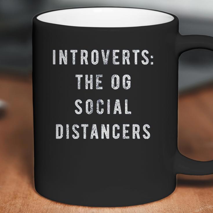 Introverts The Og Social Distancers Funny Virus Introvert Novelty Coffee Mug