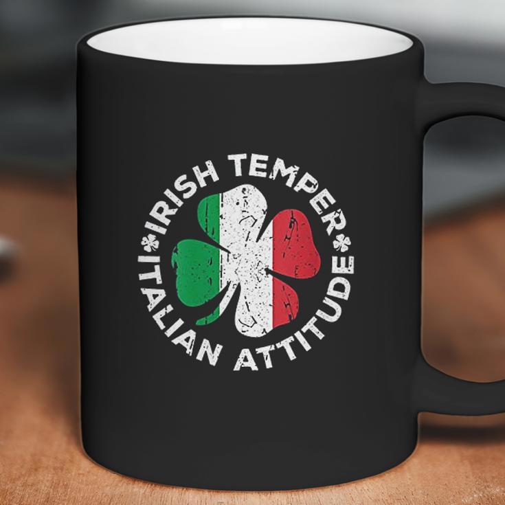 Irish Temper Italian Attitude St Patricks Day Gift Coffee Mug