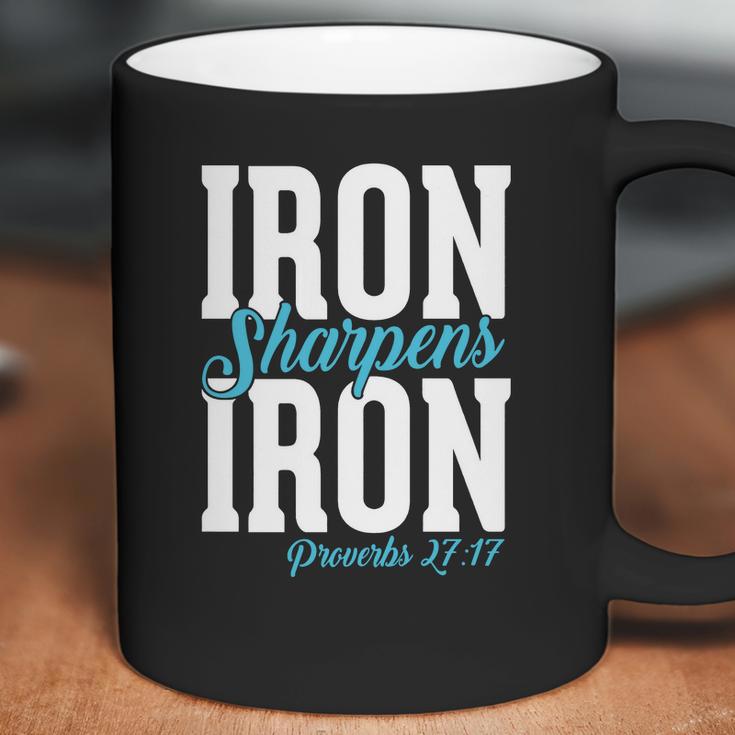 Iron Sharpens Iron Proveb Coffee Mug