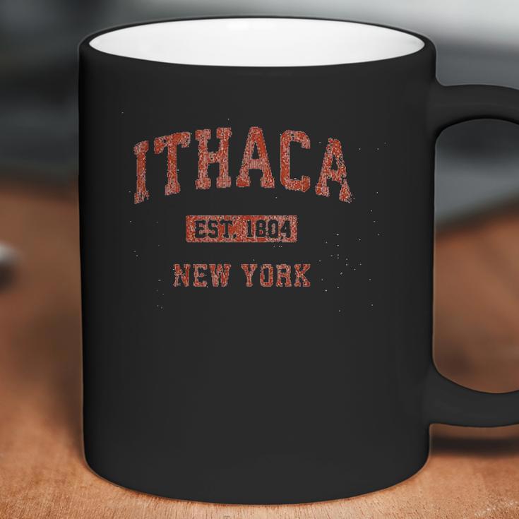 Ithaca New York Ny Vintage Athletic Sports Coffee Mug