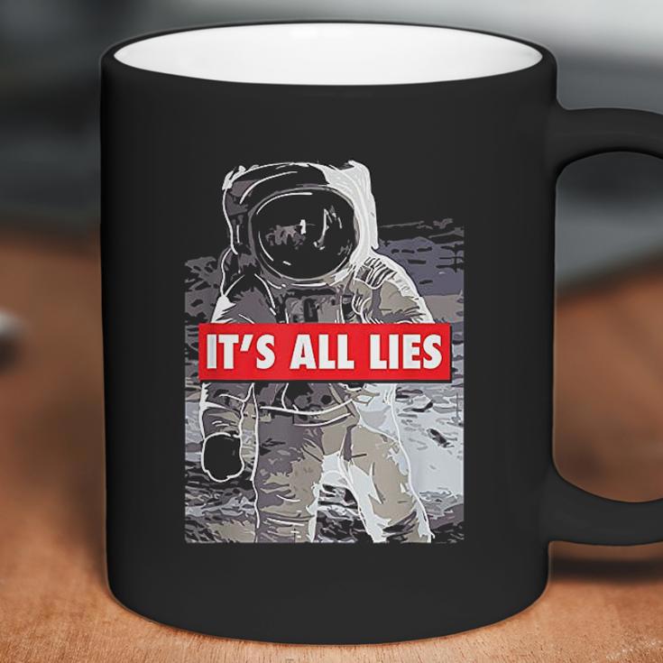 Its All Lies Fake Moon Coffee Mug