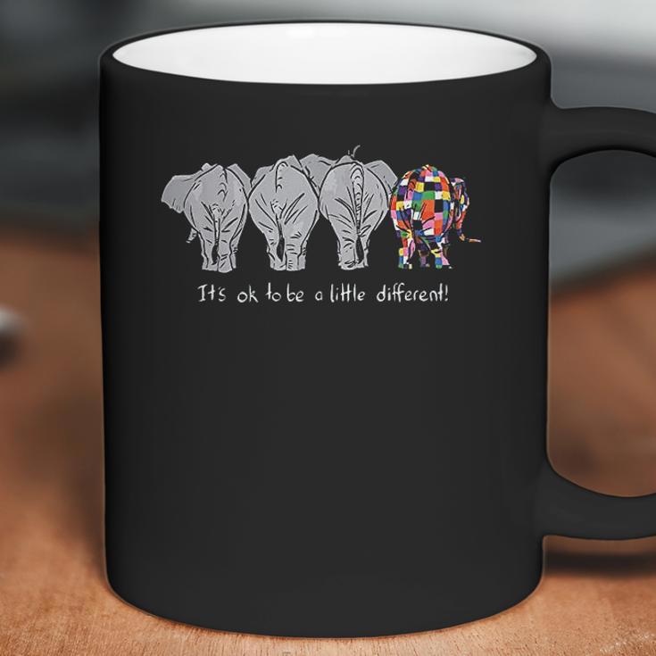 Its Ok To Be A Little Different Elephant Funny Coffee Mug