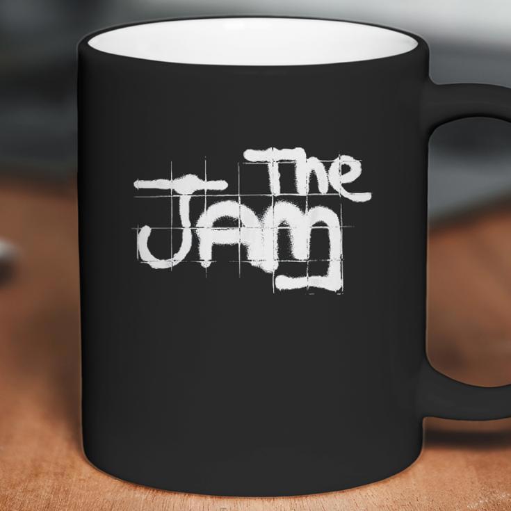 The Jam Official White Graffiti Spray Logo Coffee Mug