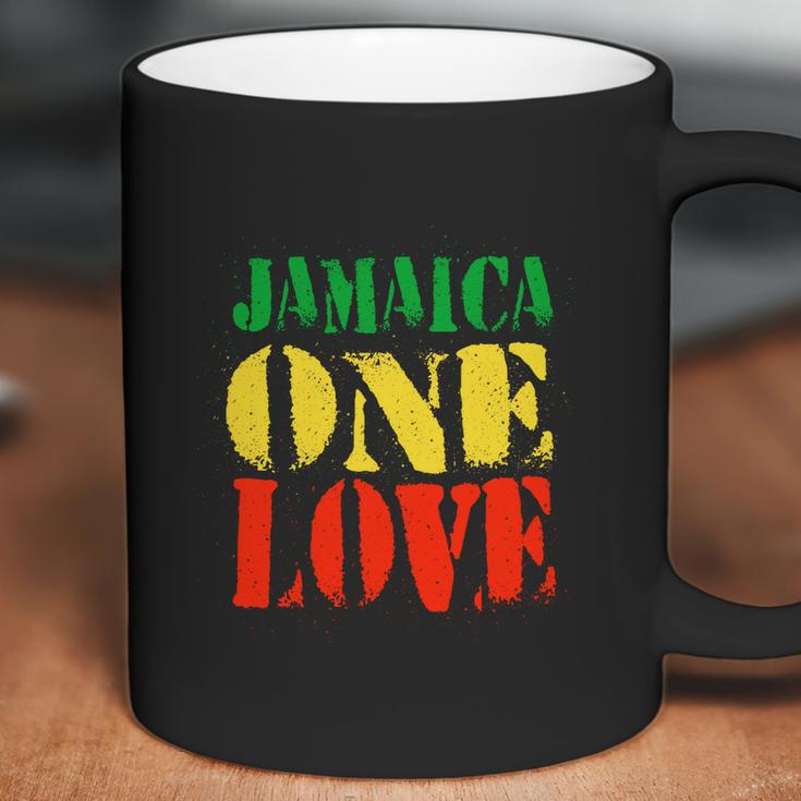 Jamaica One Love Unisex Great Gift Rasta Colors Reggae Coffee Mug