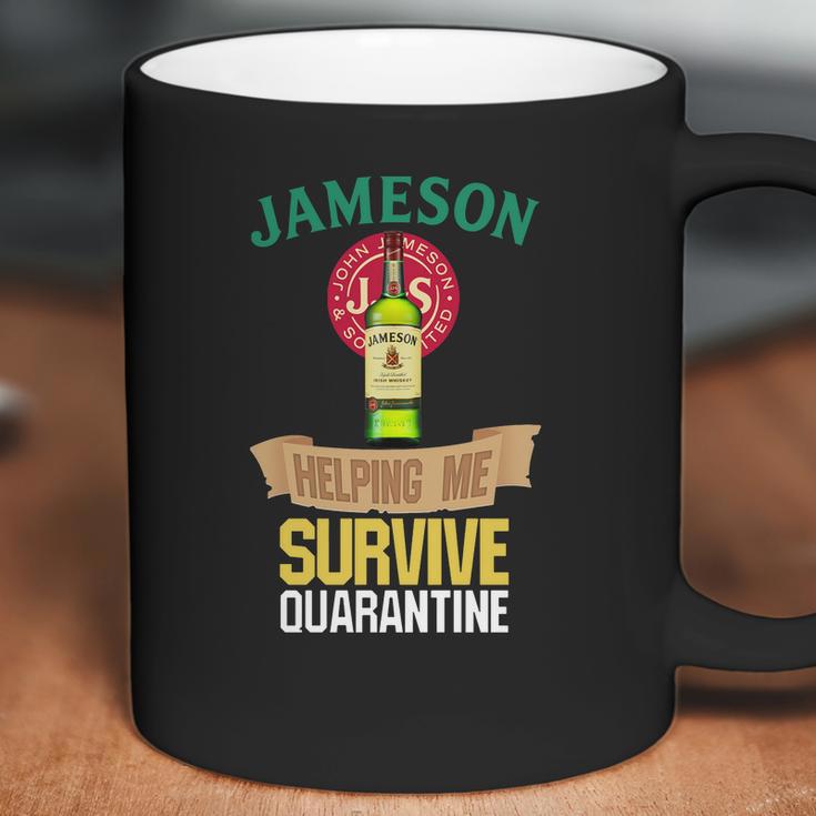 Jameson Whiskey Helping Me Survive Quarantine Coffee Mug