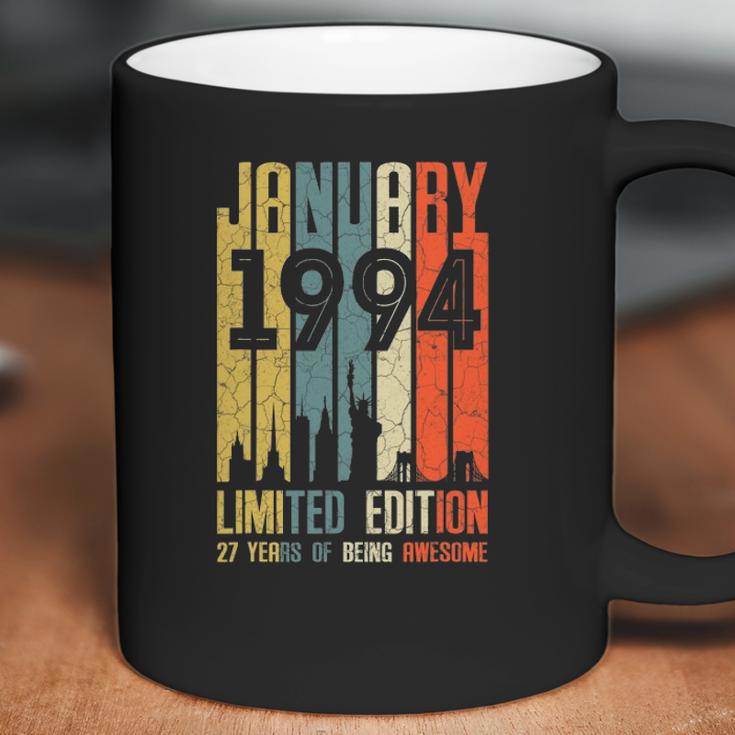 January 1994 27 Years Old 1994 Birthday Gift Coffee Mug