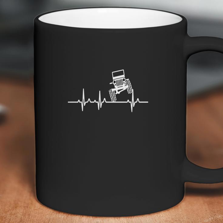 Jeep Driver - The Jeep Is In My Heartbeat Coffee Mug