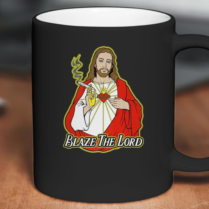 Jesus Blaze The Lord Marijuana Coffee Mug