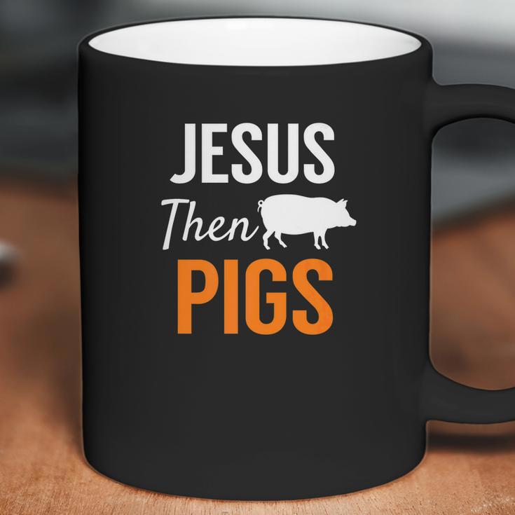 Jesus Then Pigs Fun Christian Piggy Pets Humor Coffee Mug