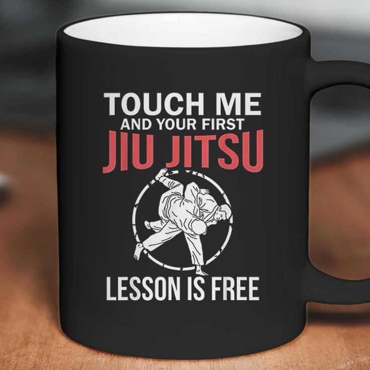 Jiu Jitsu Funny Touch Me Brazilian Jujitsu Coffee Mug