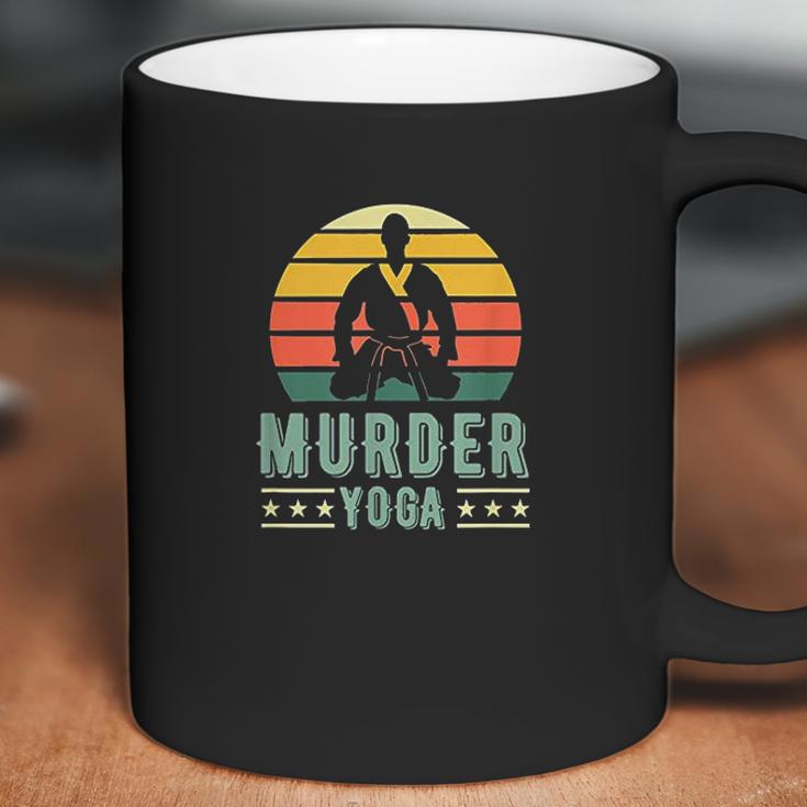 Jiu Jitsu Murder Yoga Vintage Sunset Funny Brazilian Gift Coffee Mug