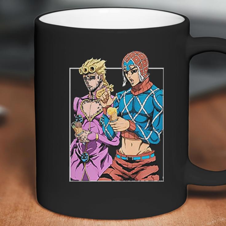 Jojos Bizarre Adventure Enjoying Ice Cream Coffee Mug