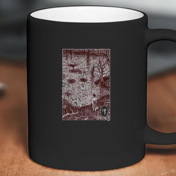 Junji Ito Girl By Pond Coffee Mug