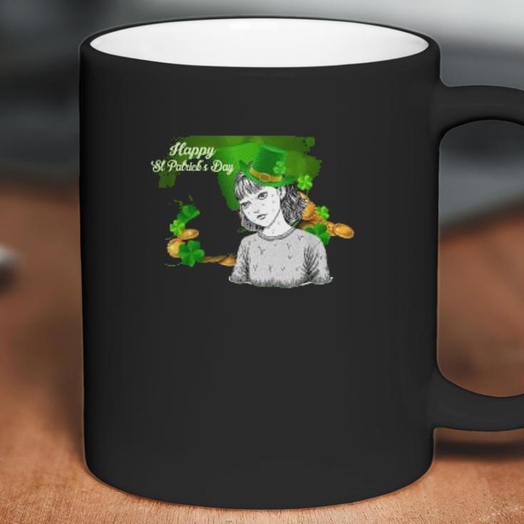 Junji Ito Manga Character Tomie Happy St Patricks Day Art Coffee Mug