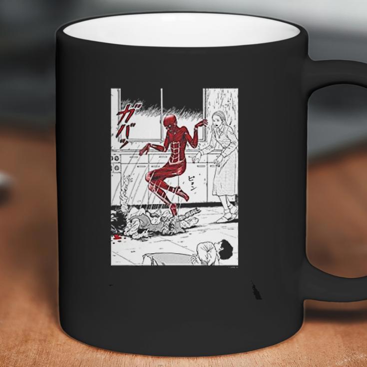 Junji Ito Popping Out Of Skin Black White Red Coffee Mug