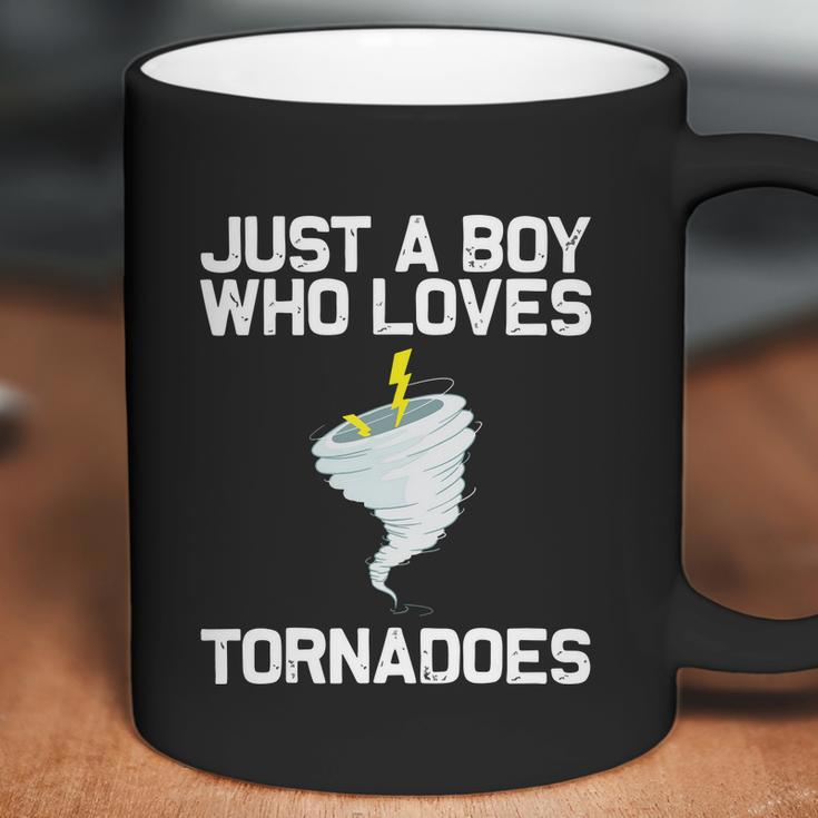 Just A Boy Who Loves Tornadoes Tornado Meteorologist Coffee Mug