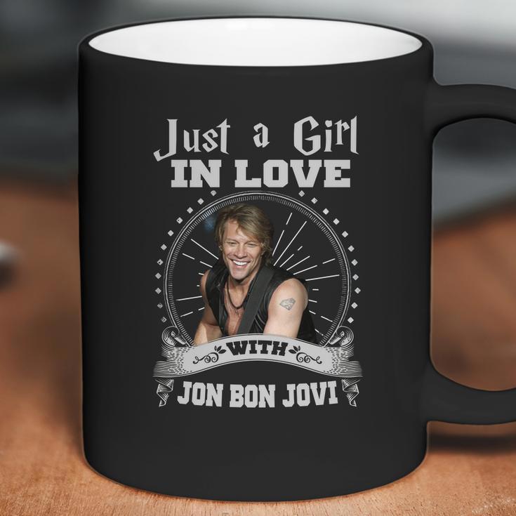 Just A Girl In Love With Jon Bon Jovi Coffee Mug