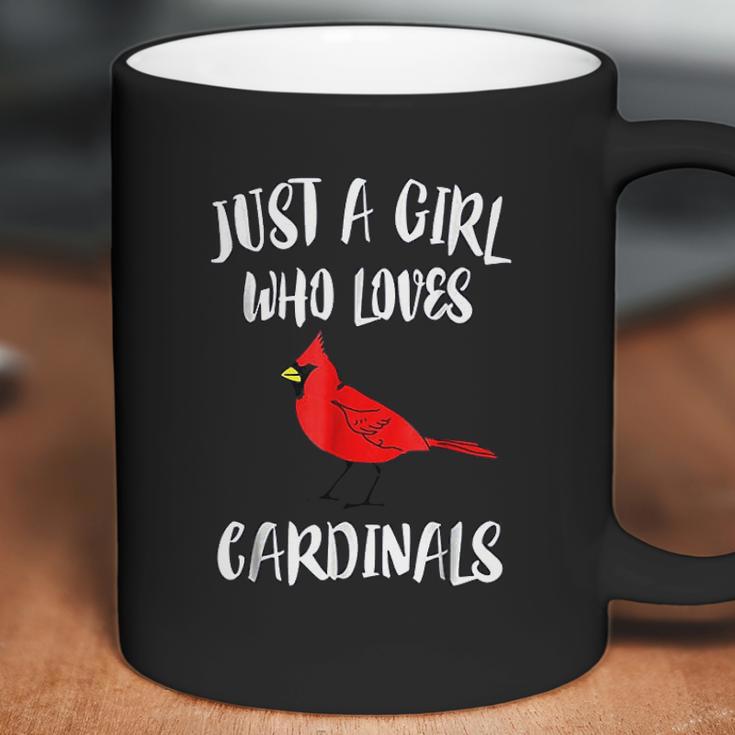 Just A Girl Who Loves Cardinals Bird Birding Gift Coffee Mug