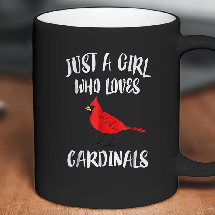 Just A Girl Who Loves Cardinals Bird Birding Gift Coffee Mug