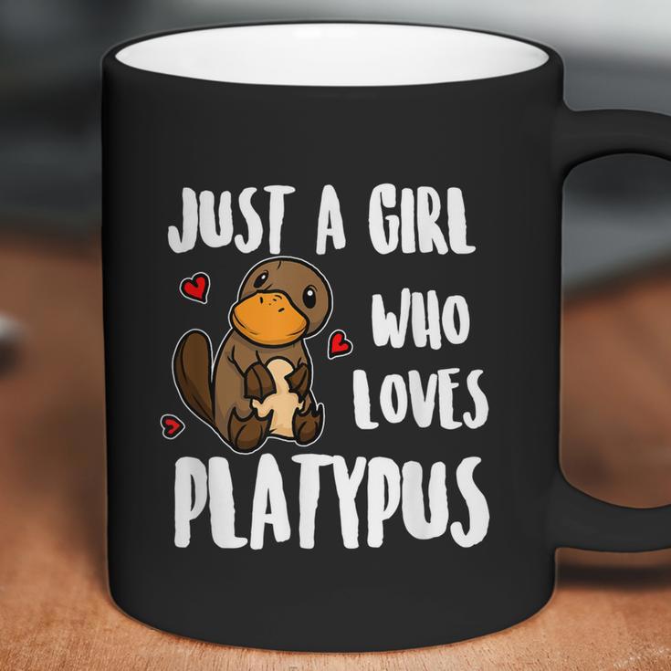 Just A Girl Who Loves Platypus Funny Platypus Costume Graphic Design Printed Casual Daily Basic Coffee Mug