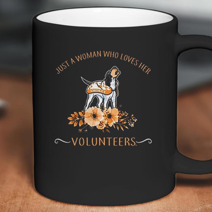 Just A Woman Who Loves Her Tennessee Volunteers Coffee Mug