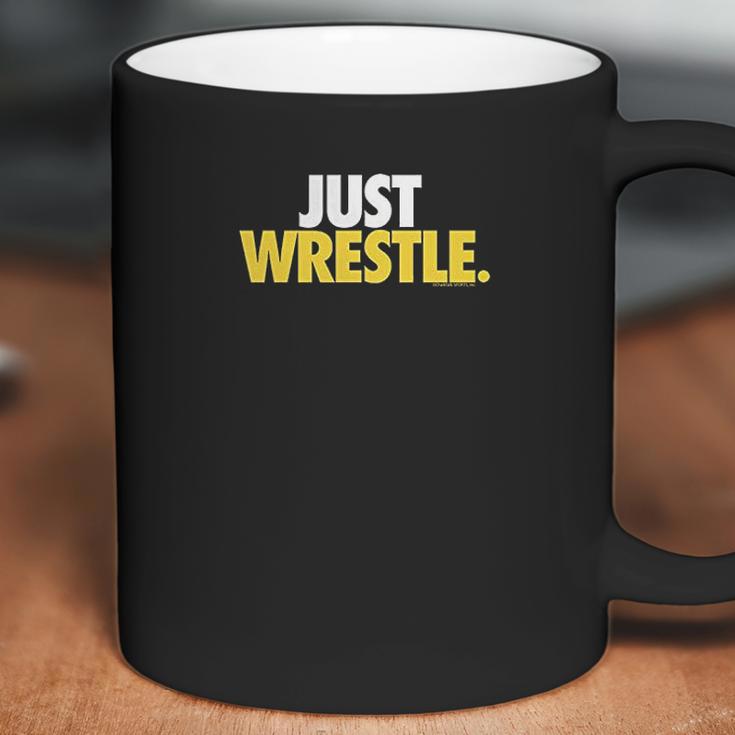 Just Wrestle Tees By Chalktalk Sports Coffee Mug