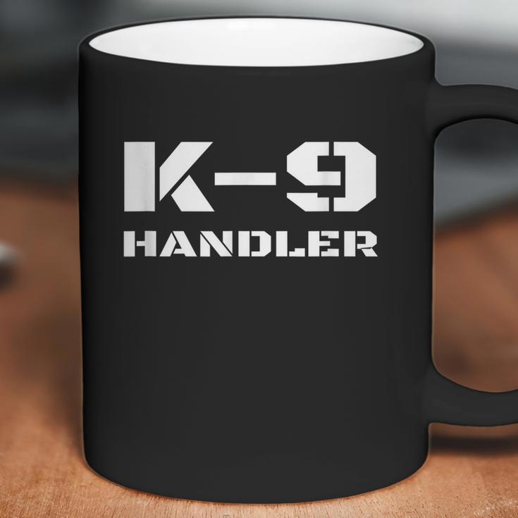 K9 Handler Police Dog Trainer K9 Unit Officer Canine Team Graphic Design Printed Casual Daily Basic Coffee Mug