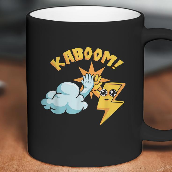 Kaboom Cloud Lightning Electrical Storm Thunder Bolt Humor Graphic Design Printed Casual Daily Basic Coffee Mug